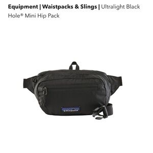 Patagonia Black Ultralight Black Hole® Mini Hip Pack